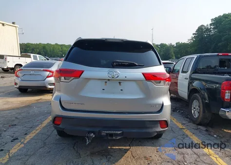 2018 Toyota Highlander Xle from USA, damaged, VIN 5TDKZRFH4JS277328
